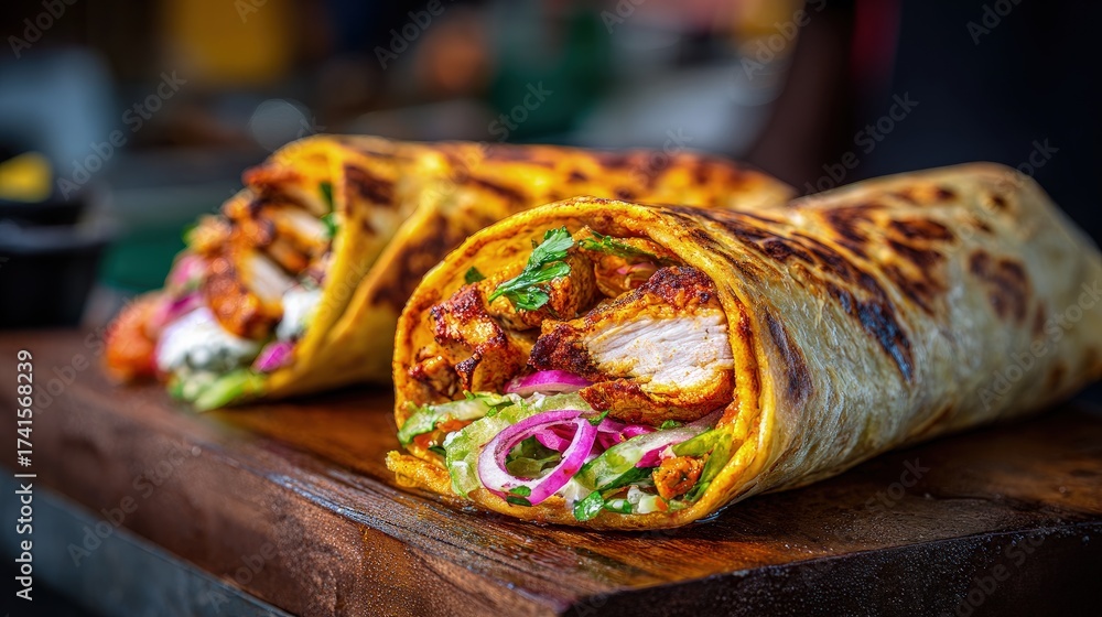 Chicken Paratha Roll